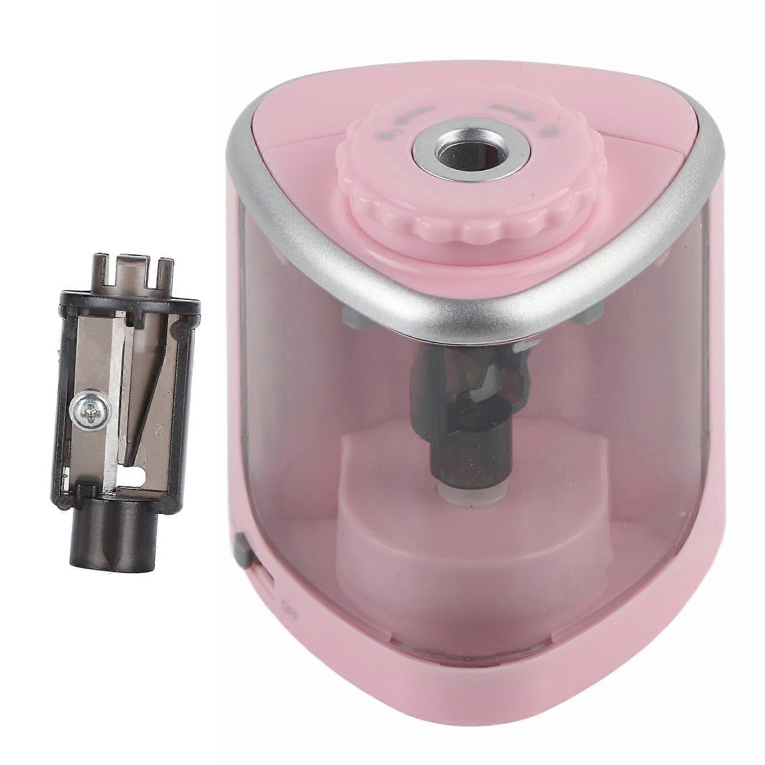 Automatic Electric Pencil Sharpener Portable Battery Operated Manual for Student Classroom