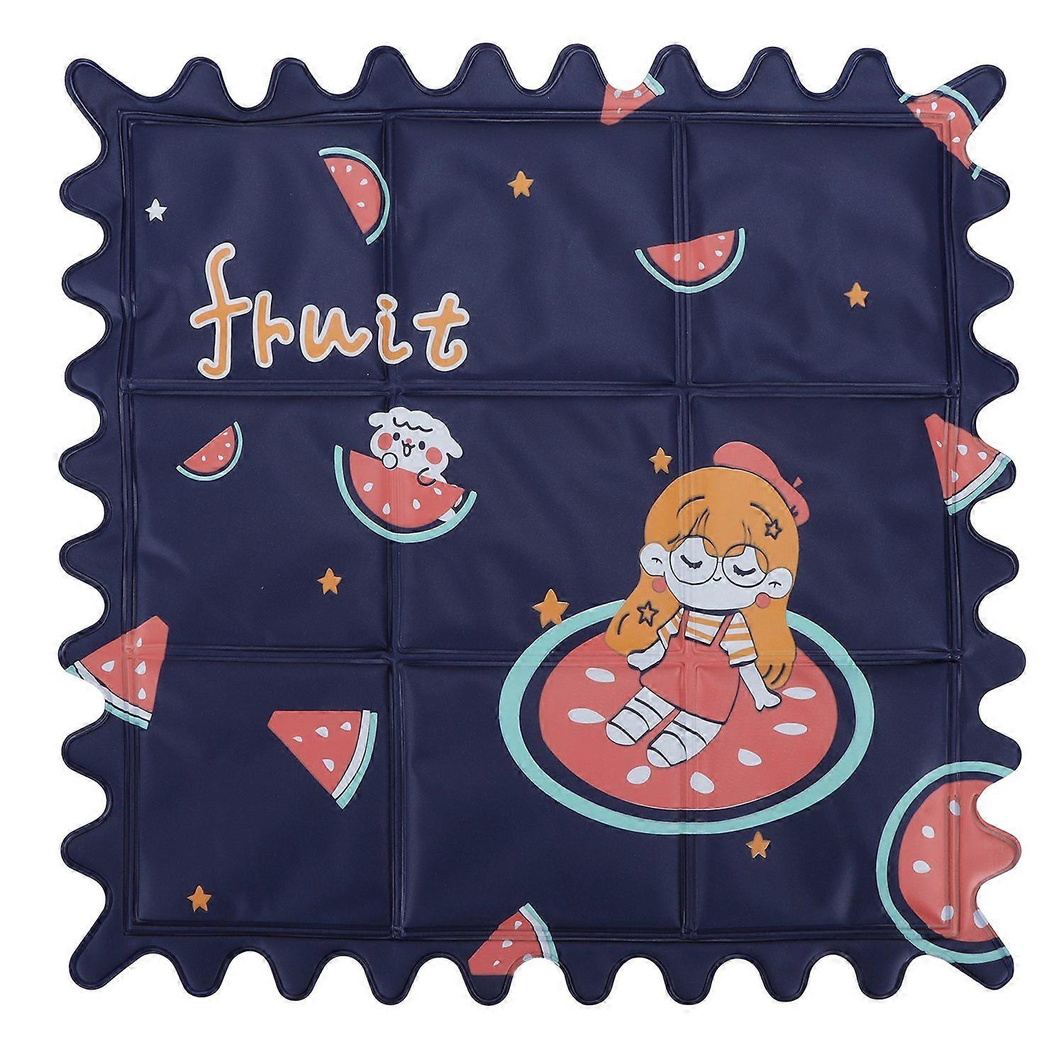 Ice Pad PVC Cool Car Liquid Ice Pillow Ice Pillow Block Waterproof Ice Pad for Hot Summer7861 Blue W