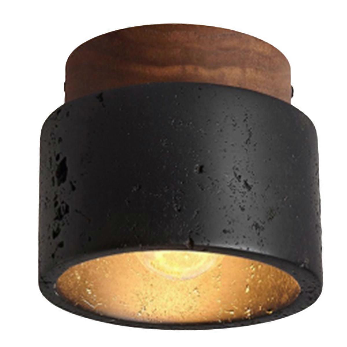 Japanese Style Wabi-Sabi Ceiling Light E27 Three Color Dimming for Kitchen Hallway Living Room Stud