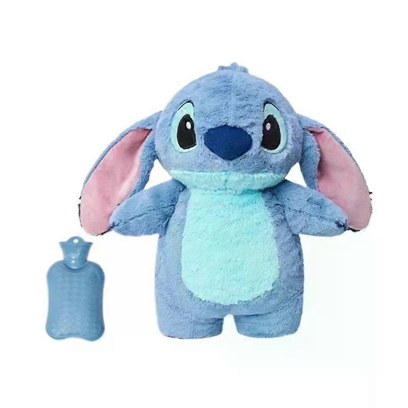 Disney Stitch Angel Lotso Plush Hand Warm Bottle Hot Water Bottles Portable Warm Hand Bag Hand Warmer Holiday Gift For Girlfrien