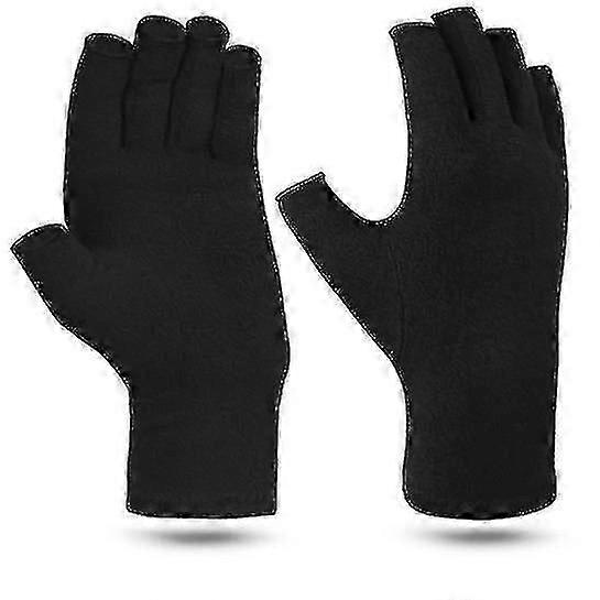 Gants d’arthrite Gants de compression pour le soulagement de la douleur arthritique Gants sans doigts