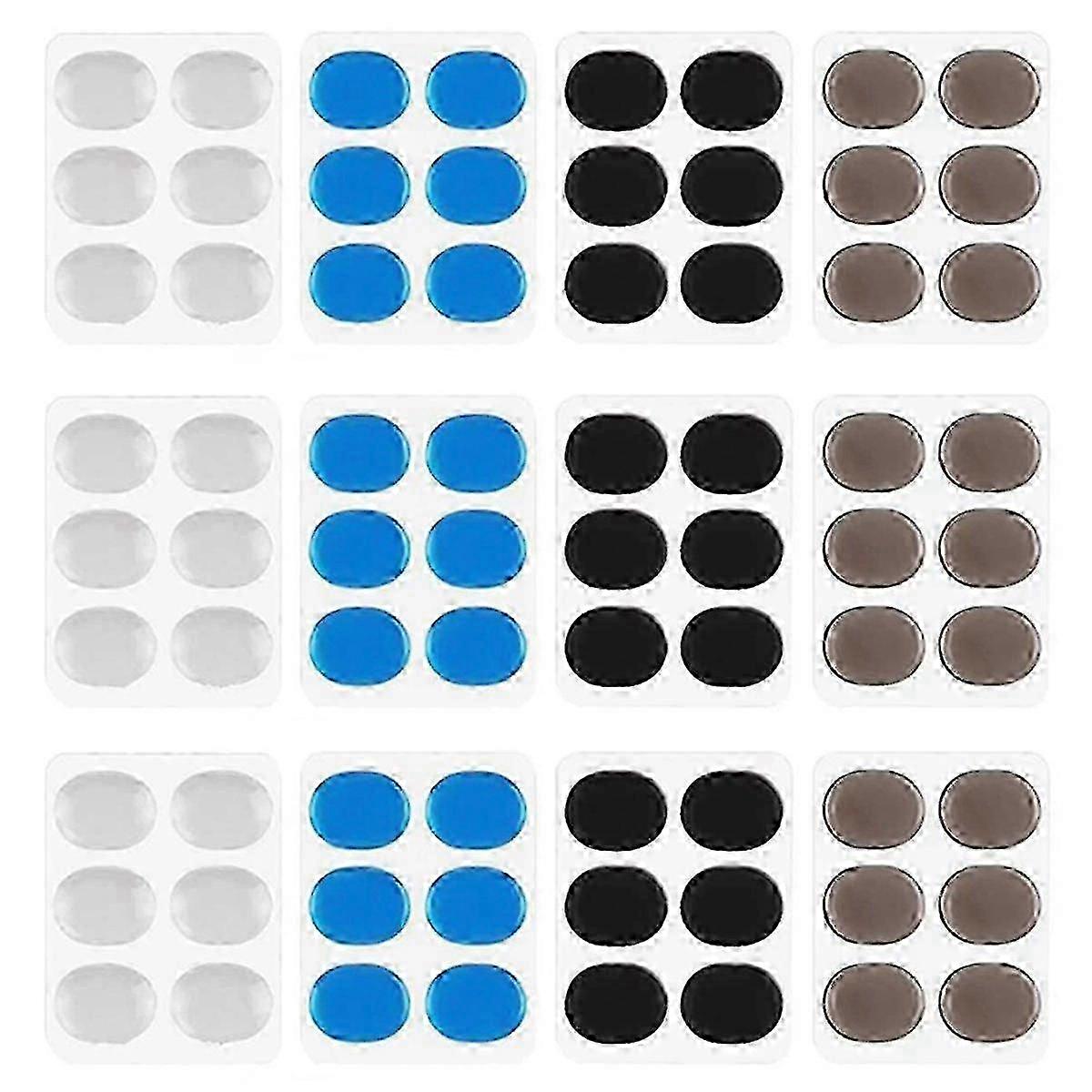 72 Pcs Silicone Drum Damper Pads, Drum Snare Mute Pad Soft Drum Damper Gel Pads compatible with Drums Tone Cont