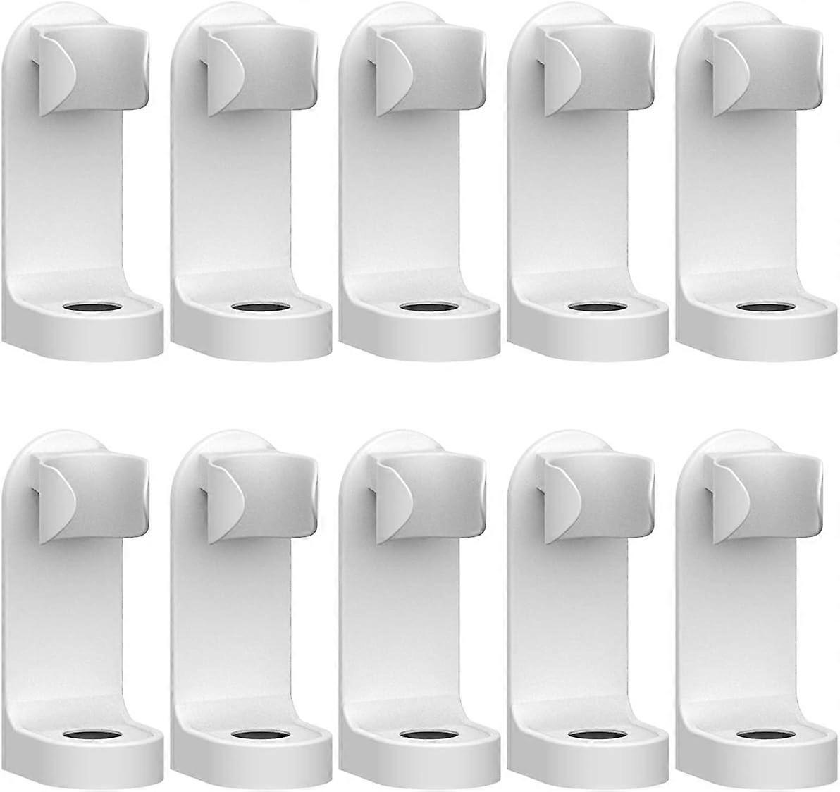 10PCS - toothbrush storage rack - white