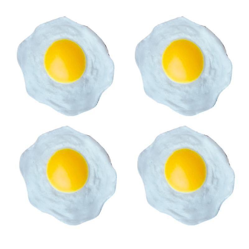 4pcs Artificial Fried Eggs