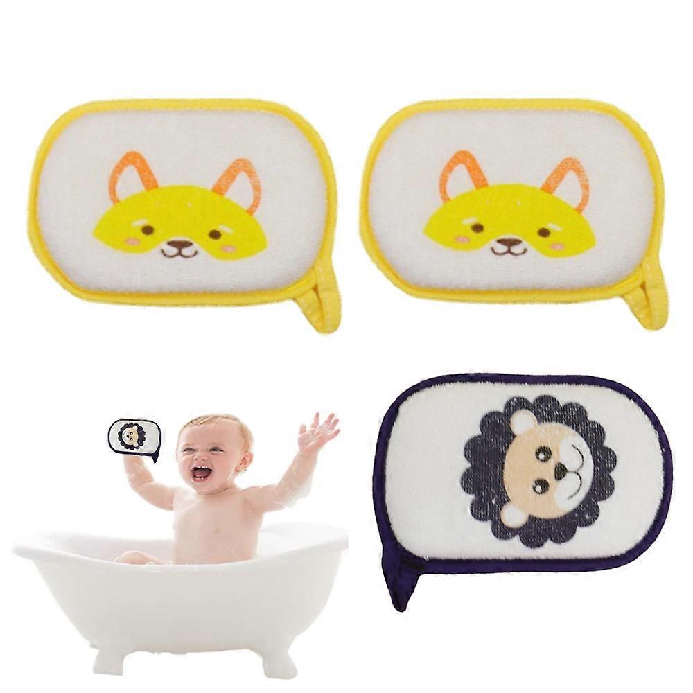 Éponge de bain pour bébé, éponge de dessin animé douce
