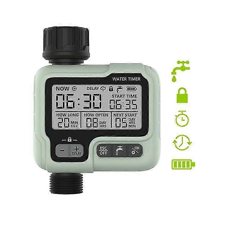 Automatic watering device garden two-way timing irrigator metal connector gardening