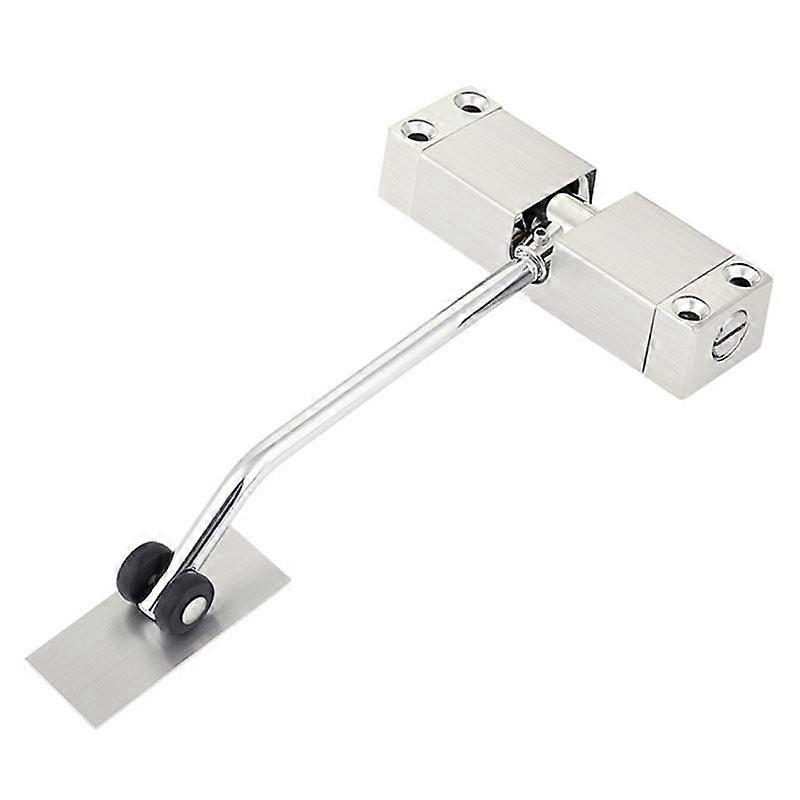 Automatic Door Closer Adjustable Strength Spring Door Closer Hinge Fire Rated Door Channel Stainless Steel Surface Self Closing