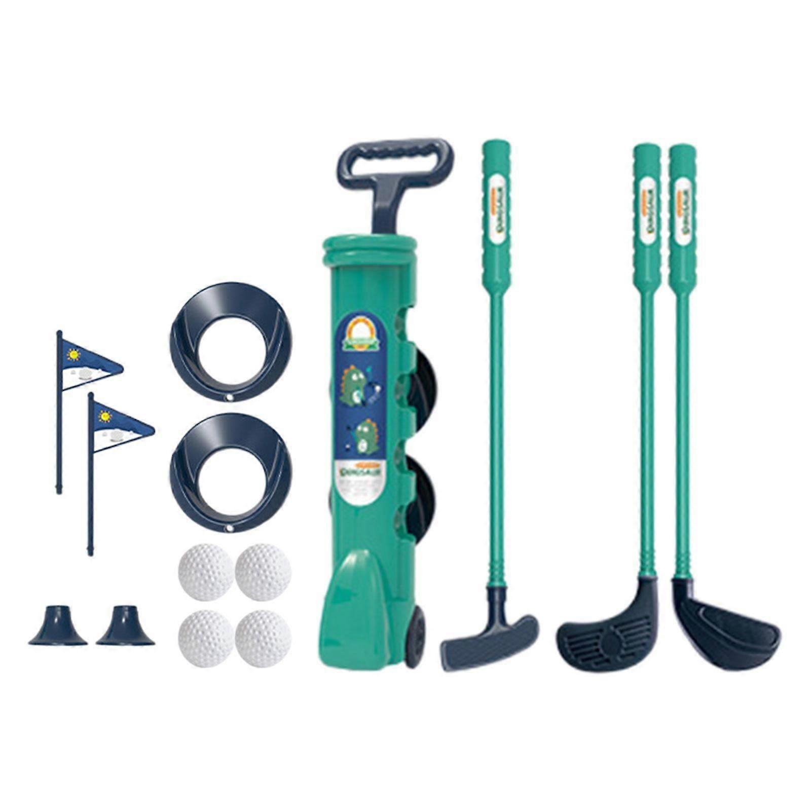 キッズゴルフセットミニエクササイズおもちゃゴルフおもちゃ3 4 5 6歳の誕生日ギフトピンク