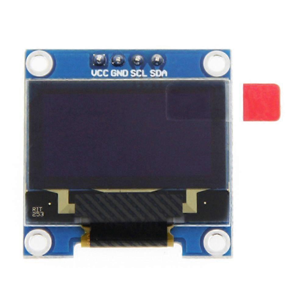 För 0,96 tums OLED I2C SSD 4-pinsmodul LCD-skärmvisning CPU-temperatur för STM32