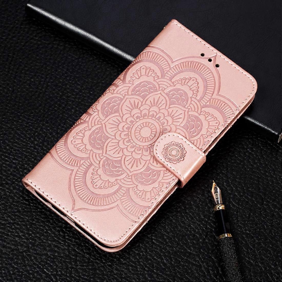 For iPhone 11 Pro Max Mandala Embossing Pattern Horizontal Flip Leather Case, with Holder & Card Slots & Wallet & Photo Frame & Lanyard