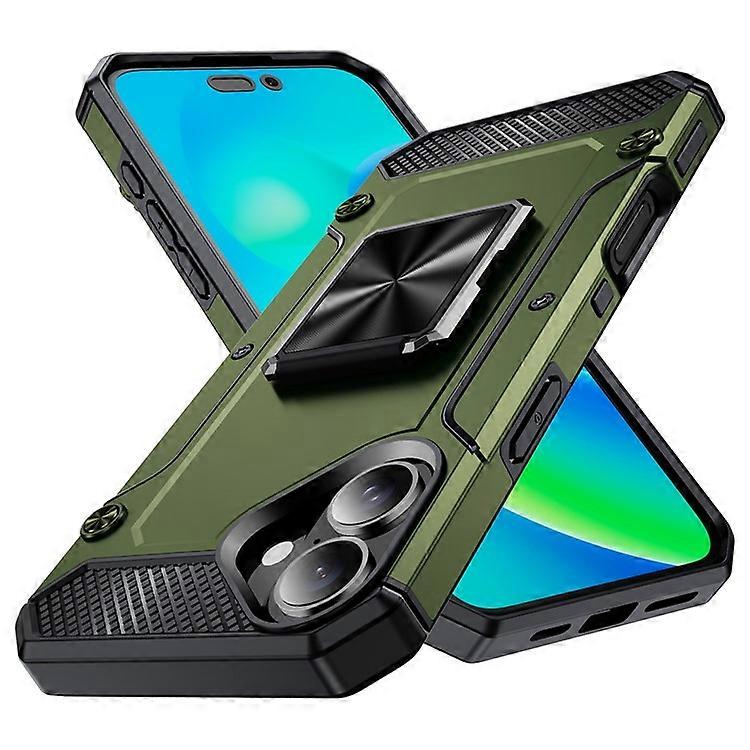 Compatible For iPhone 16 Case Military Grade Anti-Drop TPU+PC Phone Shell