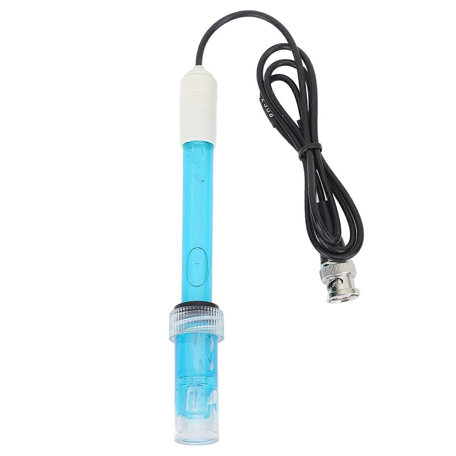 0-14 PH Electrode Probe with Bnc Connector, PH Probe PH Sensor Ph Meter Monitor Controller Device Replacement Sensor Probe for Lab Aquarium