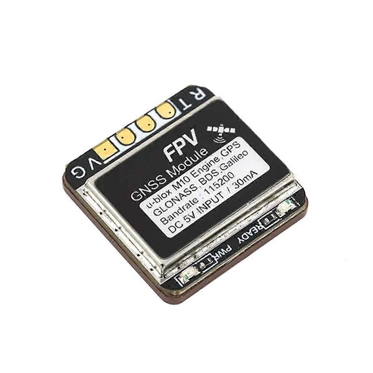GNSS MINI M10 GPS Module UBX NMEA Dual Protocol 10HZ Rate Built-in Ceramic Antenna for FPV RC Airplane Long Range