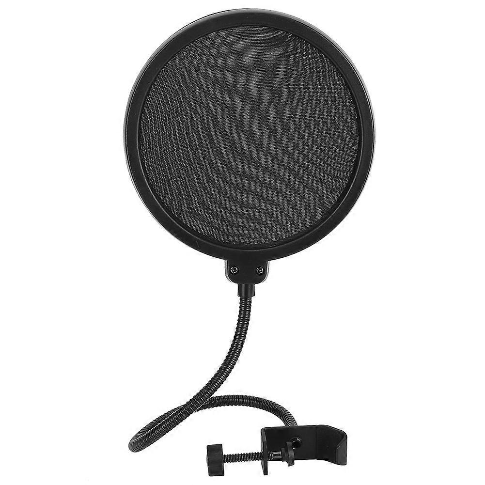 Microphone Filter Studio Windscreen Universal Mic Cover with Adjustable Clamp for All Mic Sizes and Styles