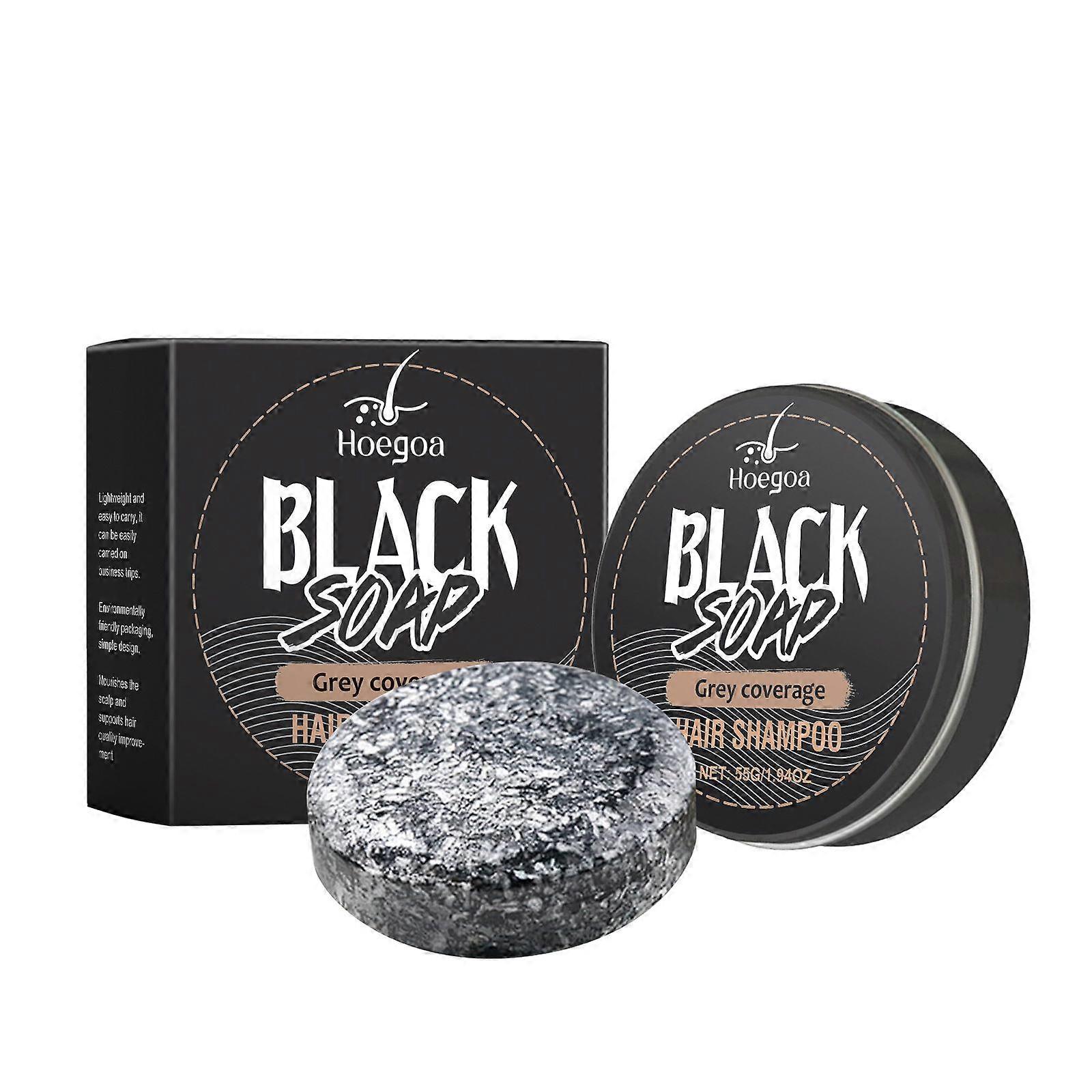 Hoegoa Polygonum Multiflorum Shampoo Soap Gently Moisturizes And Cleanses Scalp And Nourishes Hair And Silky Strands