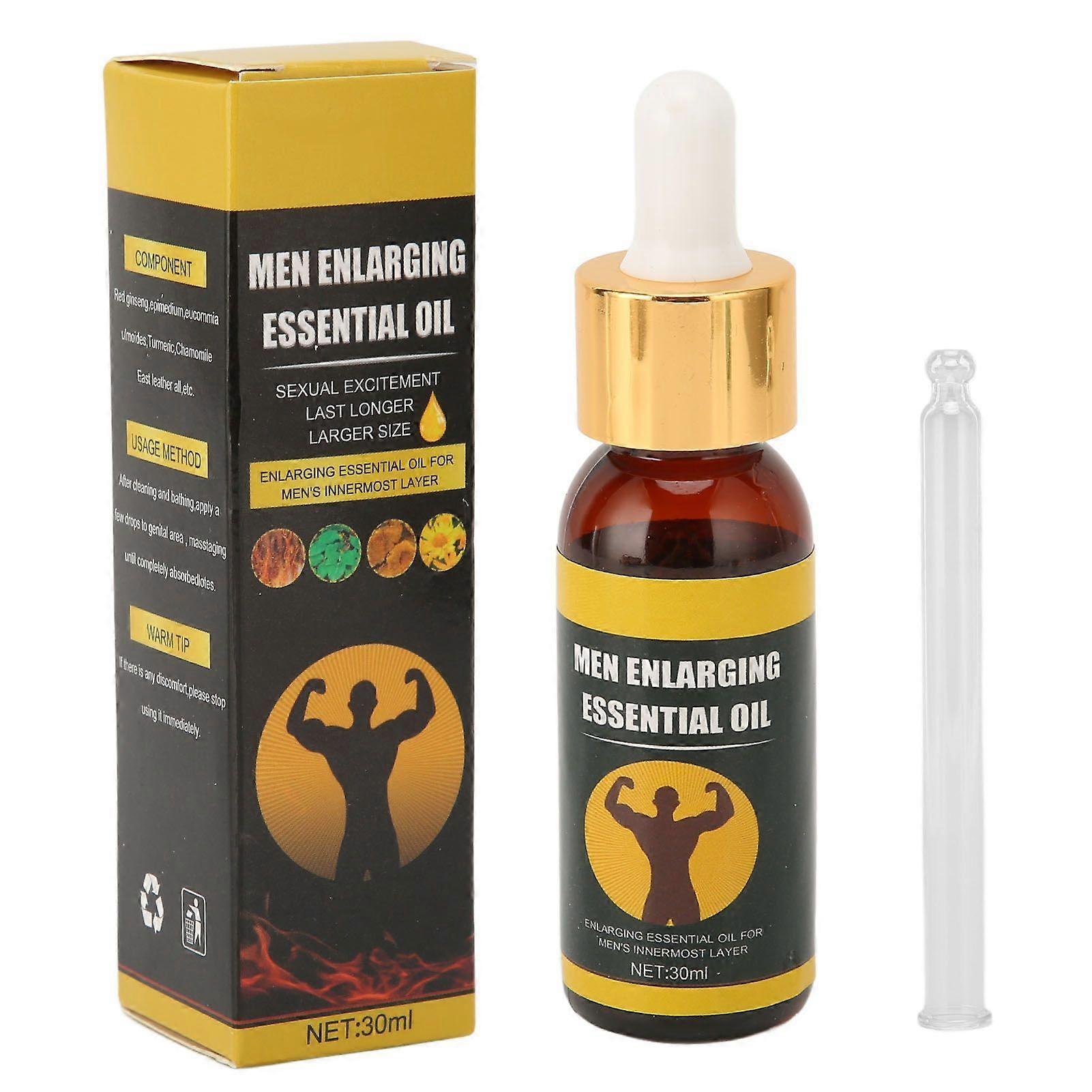 メンズボディマッサージエッセンシャルオイル30ml、速吸収、自然、長持ち、長持ち、大きめのサイズ