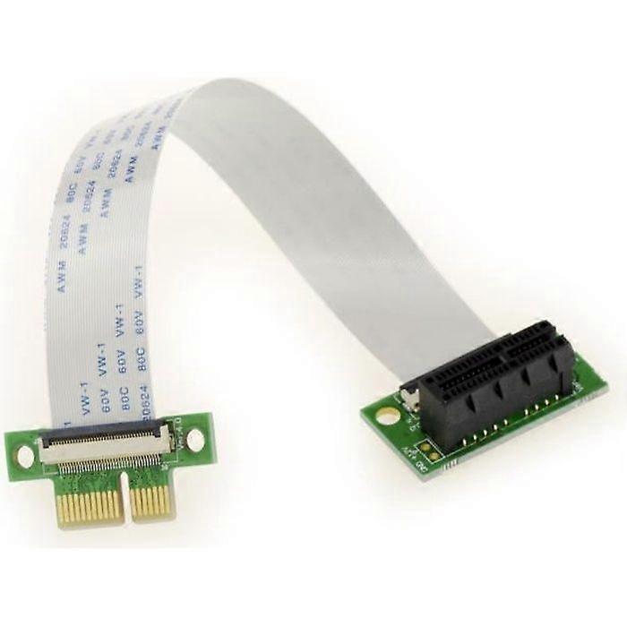 PCI Express Riser - FLEXIBLE - 1 PCIe 1x port - 15cm and 25cm FPC cables - Compatible 1.0/2.0/3.0