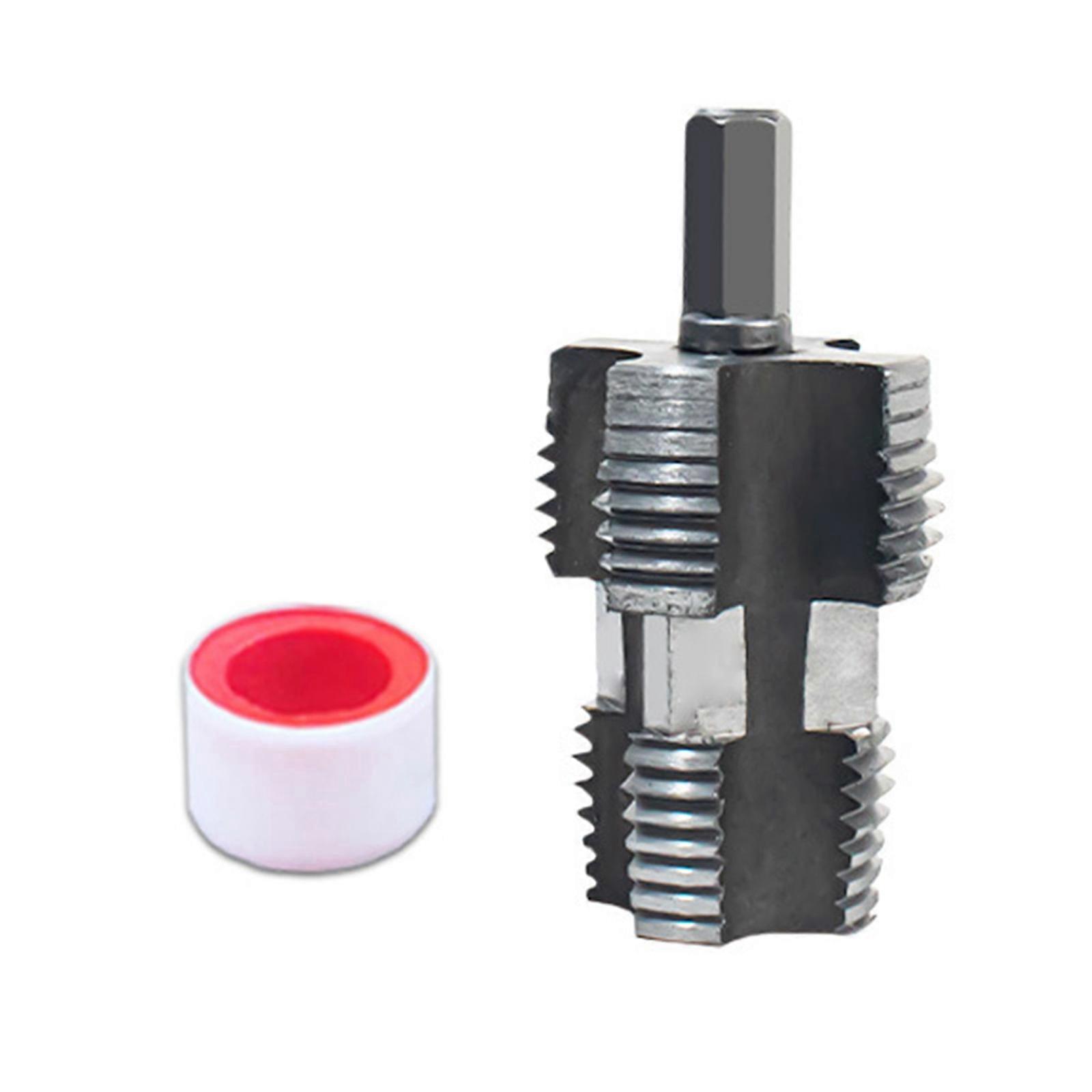 Water Pipe Internal Thread Opener Tapered Pipe Thread Tap Water Pipe Thread Opener For PVC Plastic Pipe Accessories