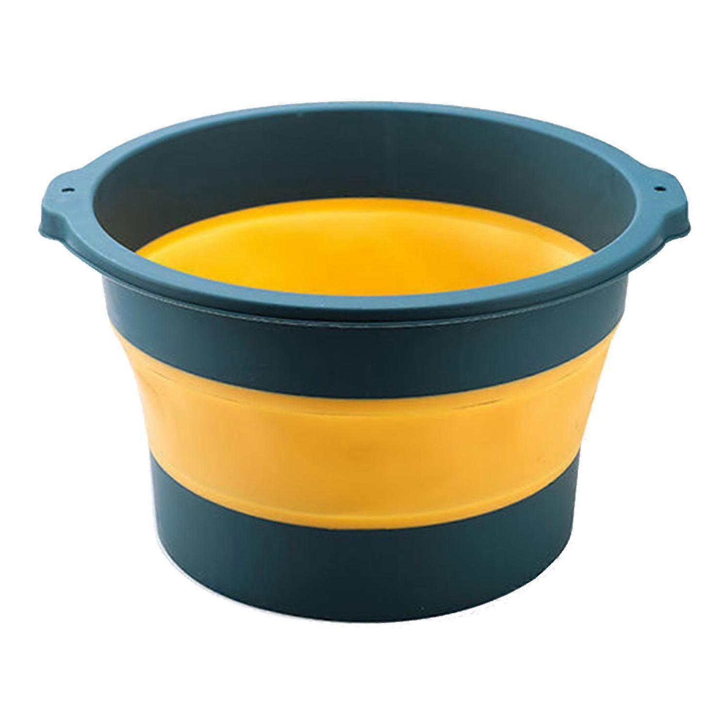 Foot Bath Tub Plastic Portable Foldable Foot Soaking Bucket with Massage Acupoint for Home Dormitory