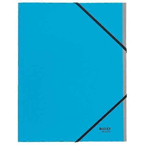 Folder - LEITZ - 39140 - Recycled Cardboard - 6 Compartments - Blue A4