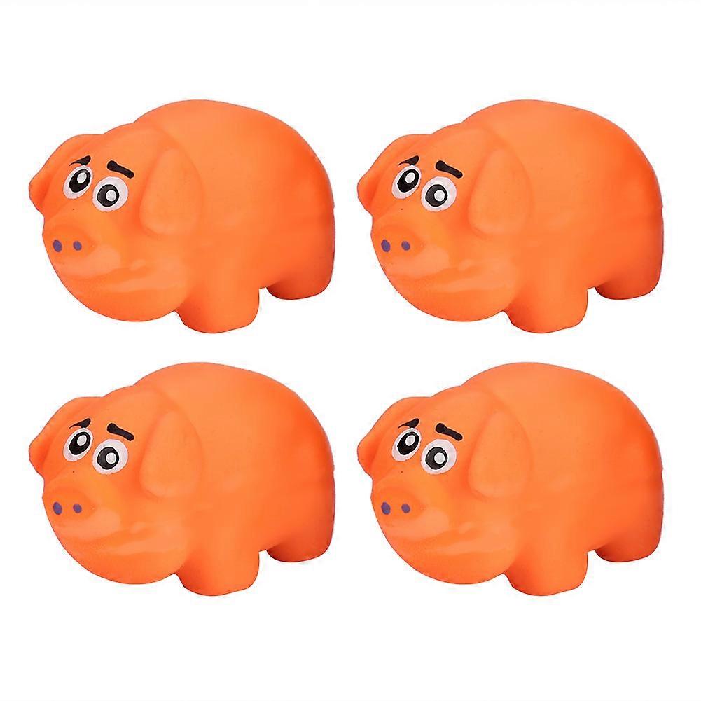 4Pcs Soft Non-Toxic Dog Teeth Cleaning Chew Toys, Safe Biting Dental Toys for Pets, Multi-Color Durable Design