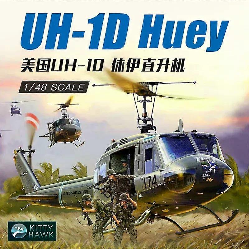 Kitty Hawk Model Assembled Aircraft Model Kit KH80154 US UH-1D'Huey 'Helicopter 1/48