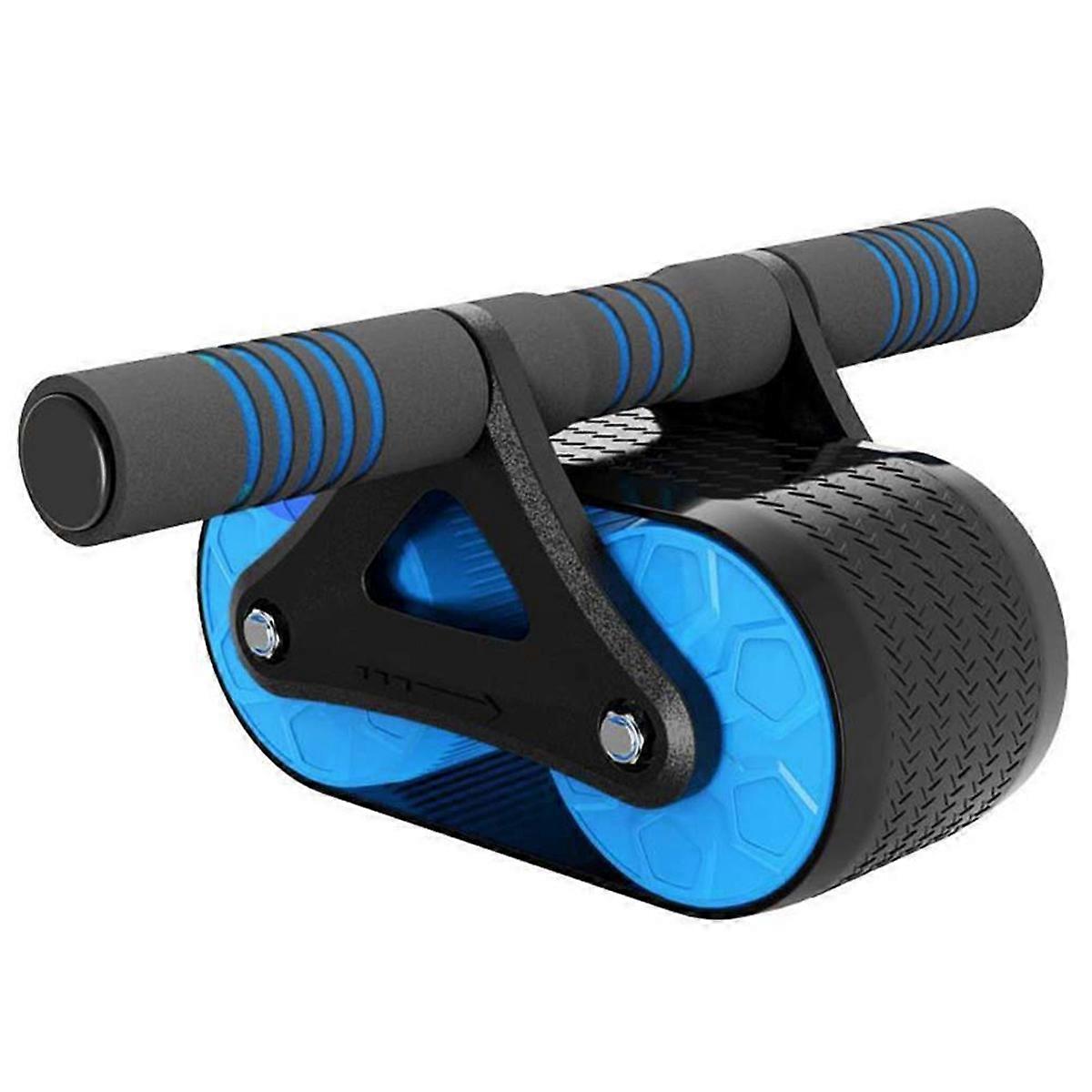 Springback Wheels Roller Abdominal Exerciser PushUp Training Mute Fitness Equipment