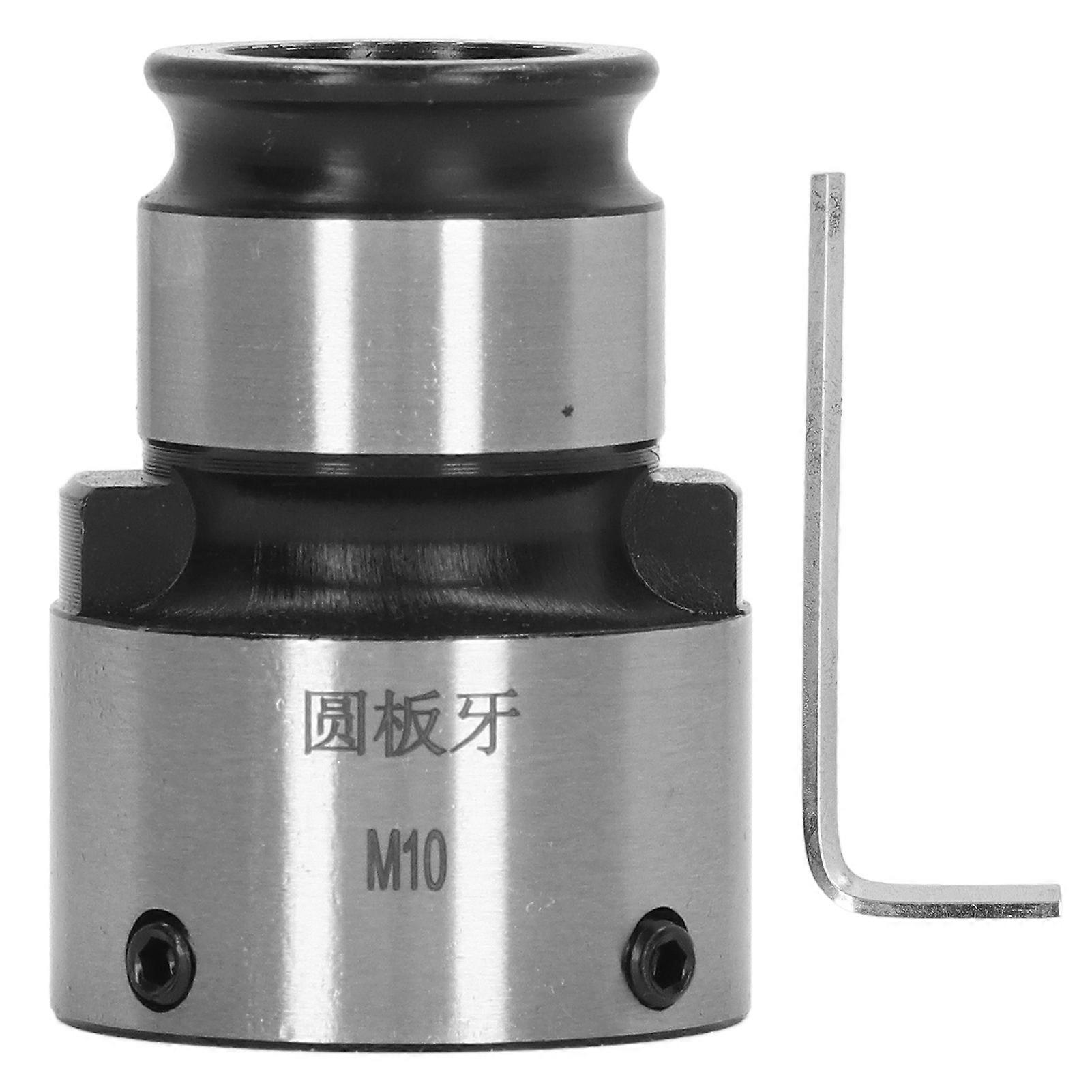 Thread Die Chuck Carbon Steel 30mm Outer Diameter 55mm Threading Depth Tapping Chuck for Lathe