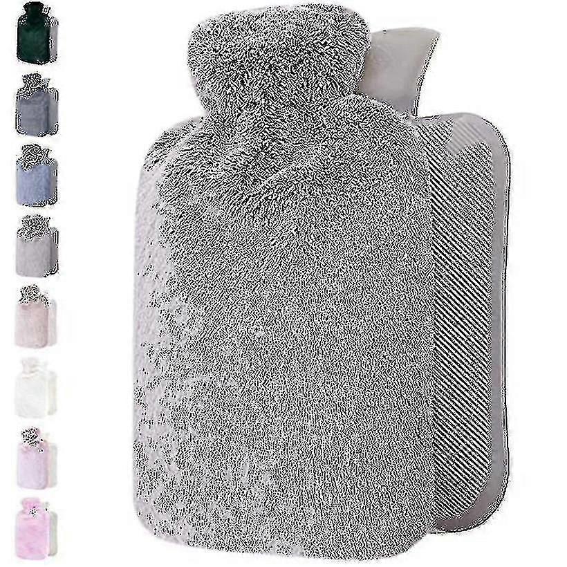Garrafa de água quente com capa macia premium premium capa água quente