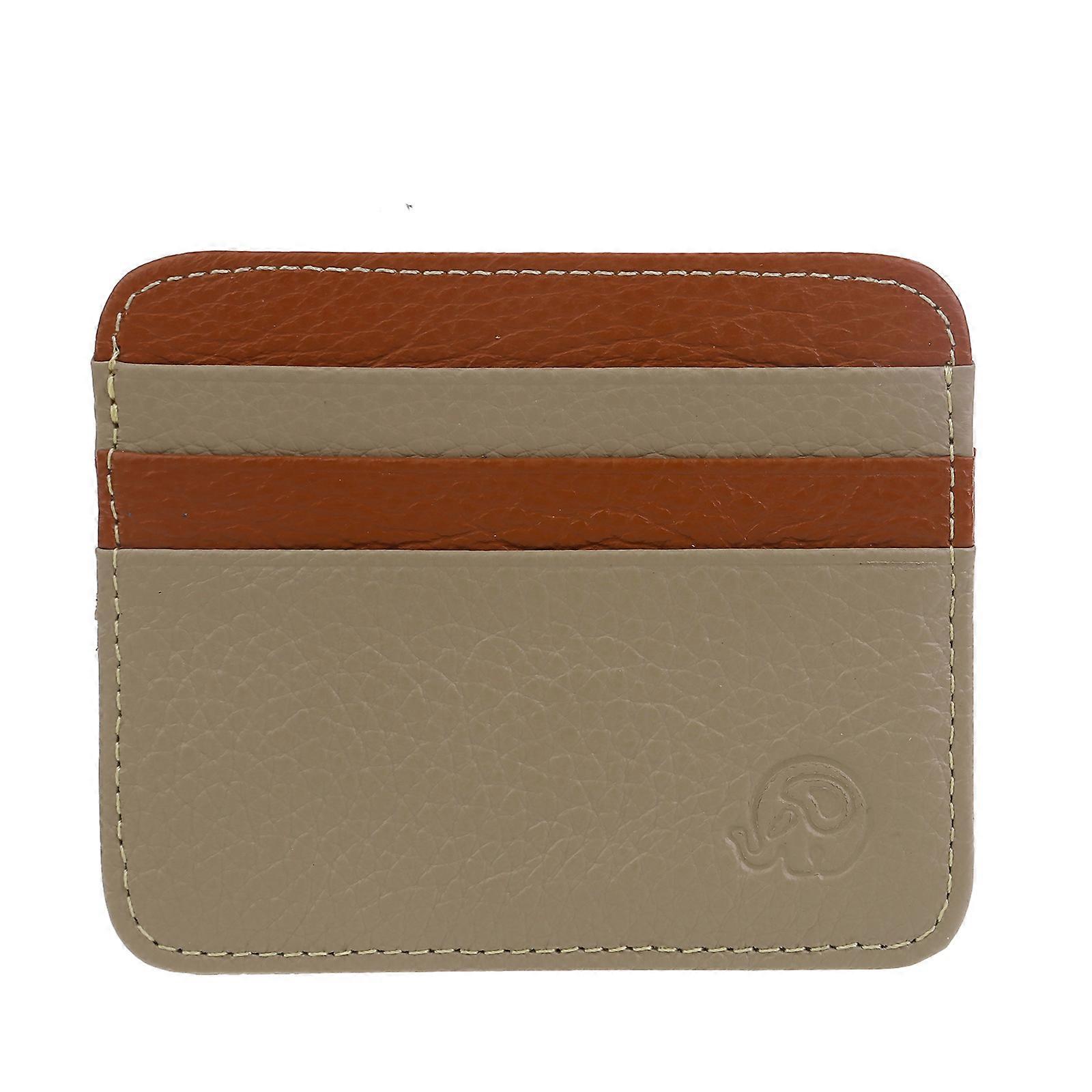 Compact Coin Card Holder Practical and Convenient Slim Wallet Suitable for Organizing Coins Cards Liwen two color oran