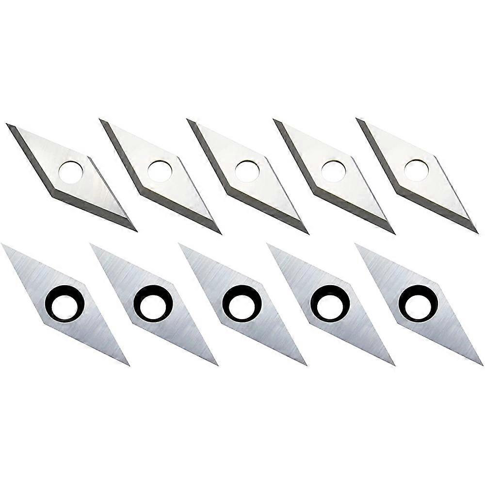 10Pcs Carbide Cutter for Wood Lathe Turning Machine Tools 10X30mm