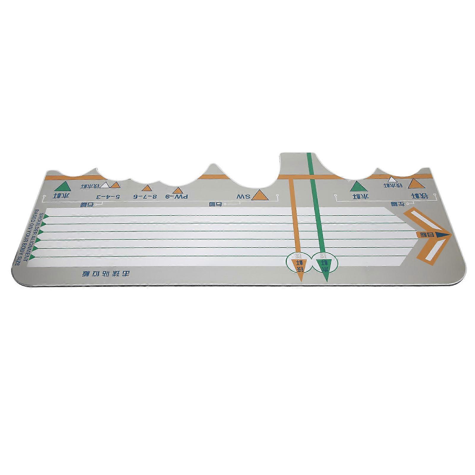 Golf Putting Mirror Board Position Adjustable Practice Swing Golf Training Aids