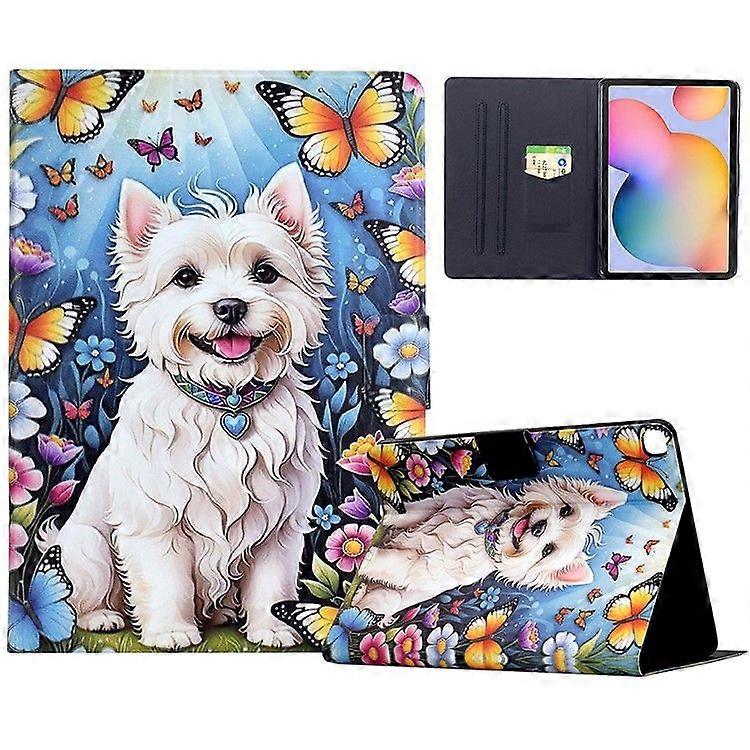 Stand Case for Samsung Galaxy Tab S6 Lite (2024/2022/2020) (SM-P610/ 615) Pattern Printing Tablet Leather Cover