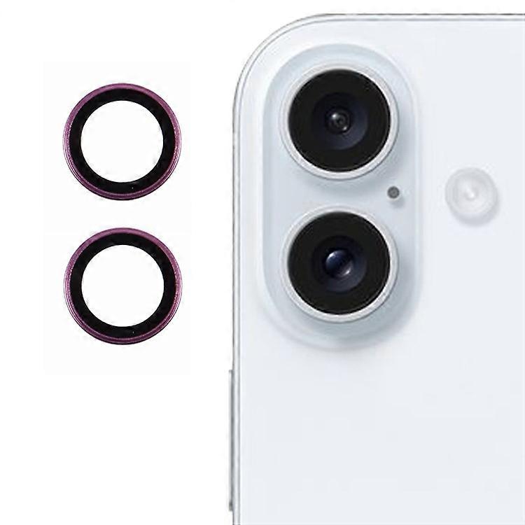 Compatible For iPhone 16 / 16 Plus Camera Lens Film Electroplating AF+AR Tempered Glass Lens Protector