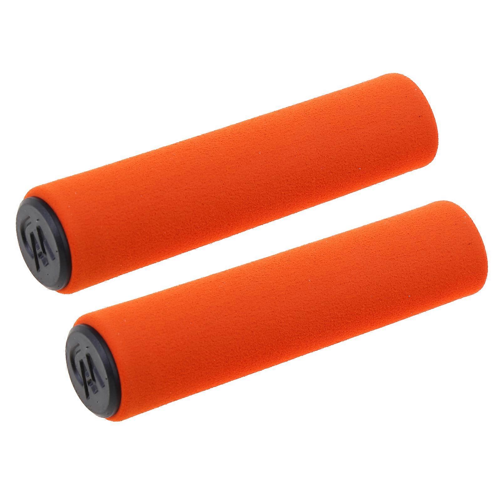 1Pair Soft Foam Sponge bmx mtb Bike Cycle Bicycle Handle Handlebar Bar Grips Orange