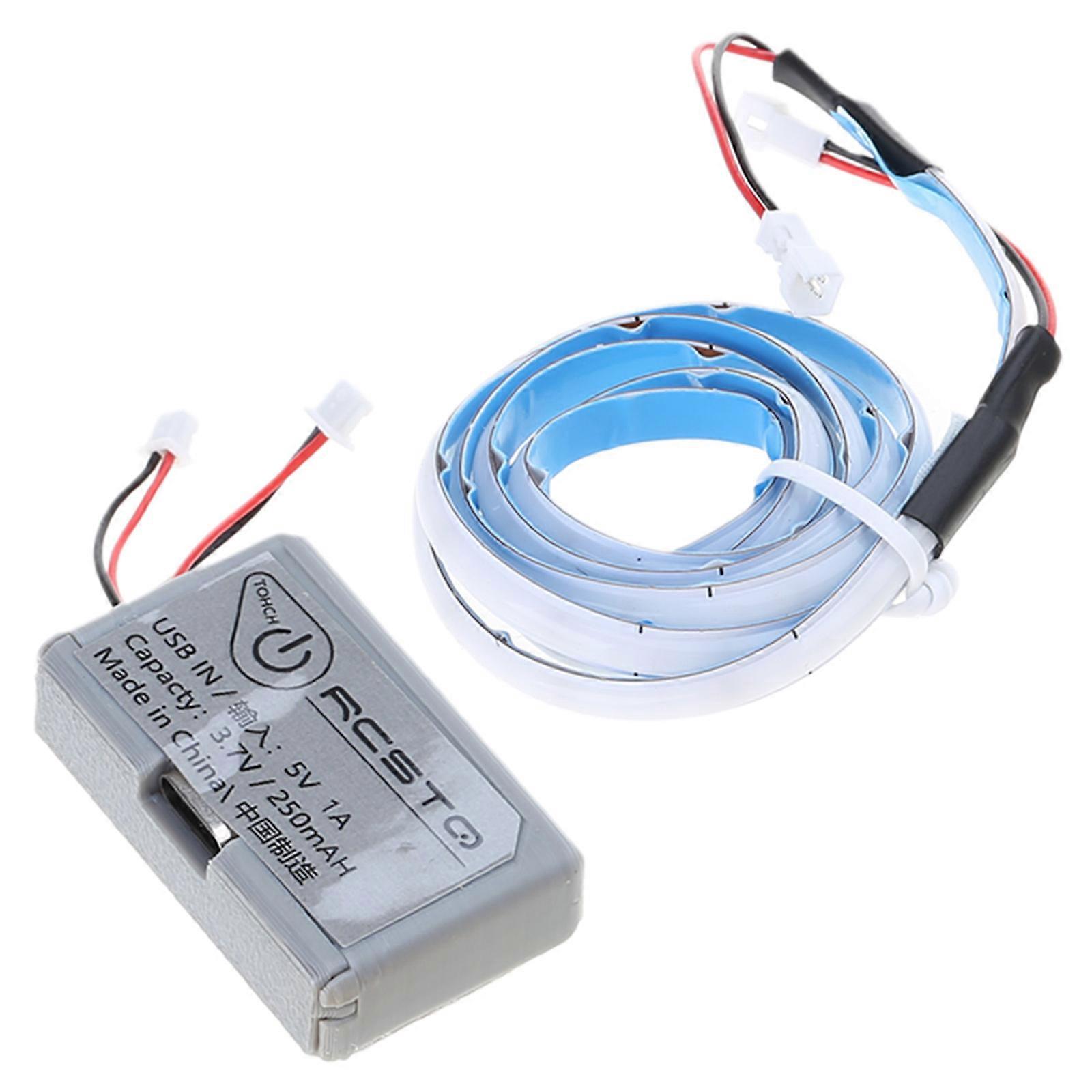 Highly Brightness Light Tube Night Flight Warning Light Strips 3-Level Adjust Brightness for Avata 2 Repairment