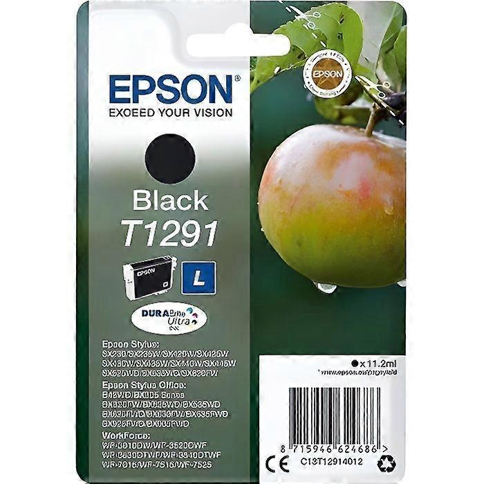 Δοχείο μελάνης EPSON T1291 Μαύρο - Apple (GR) (C13T12914012)