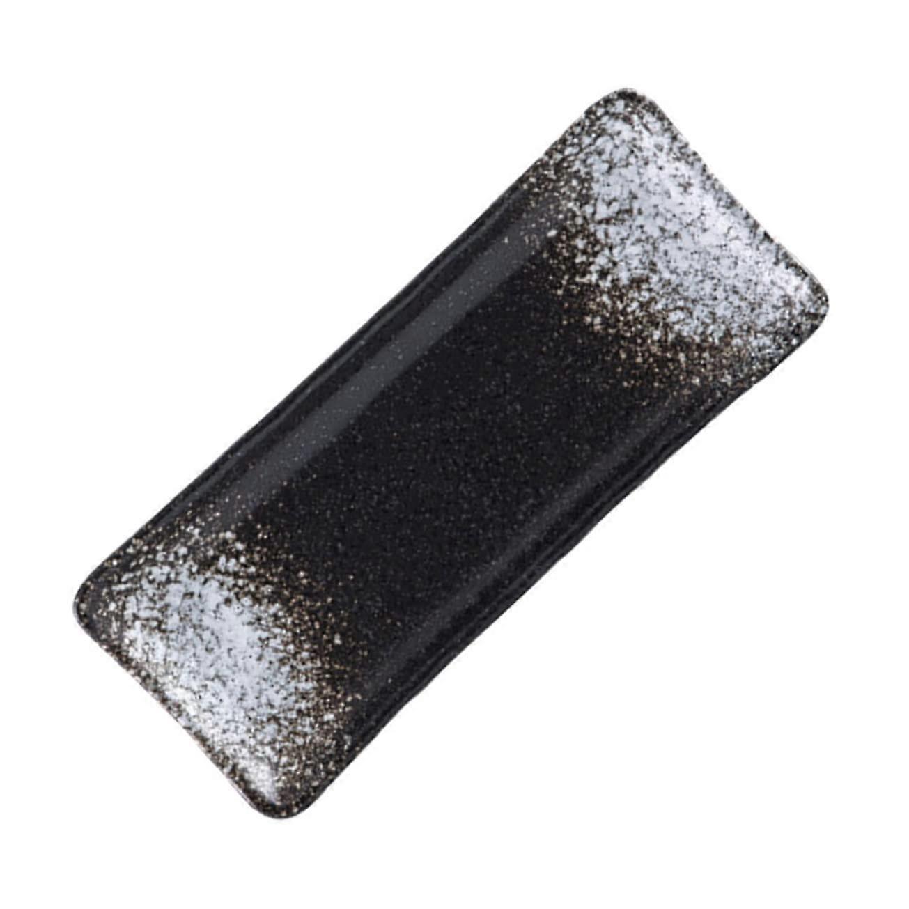 Japanese Style Ceramic Dinnerware Long Plate Sashimi for Dinner Serving