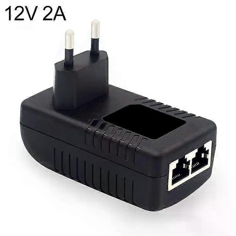 12V 2A Power Adapter-Wireless POE for Router AP,EU Plug-EU Plug