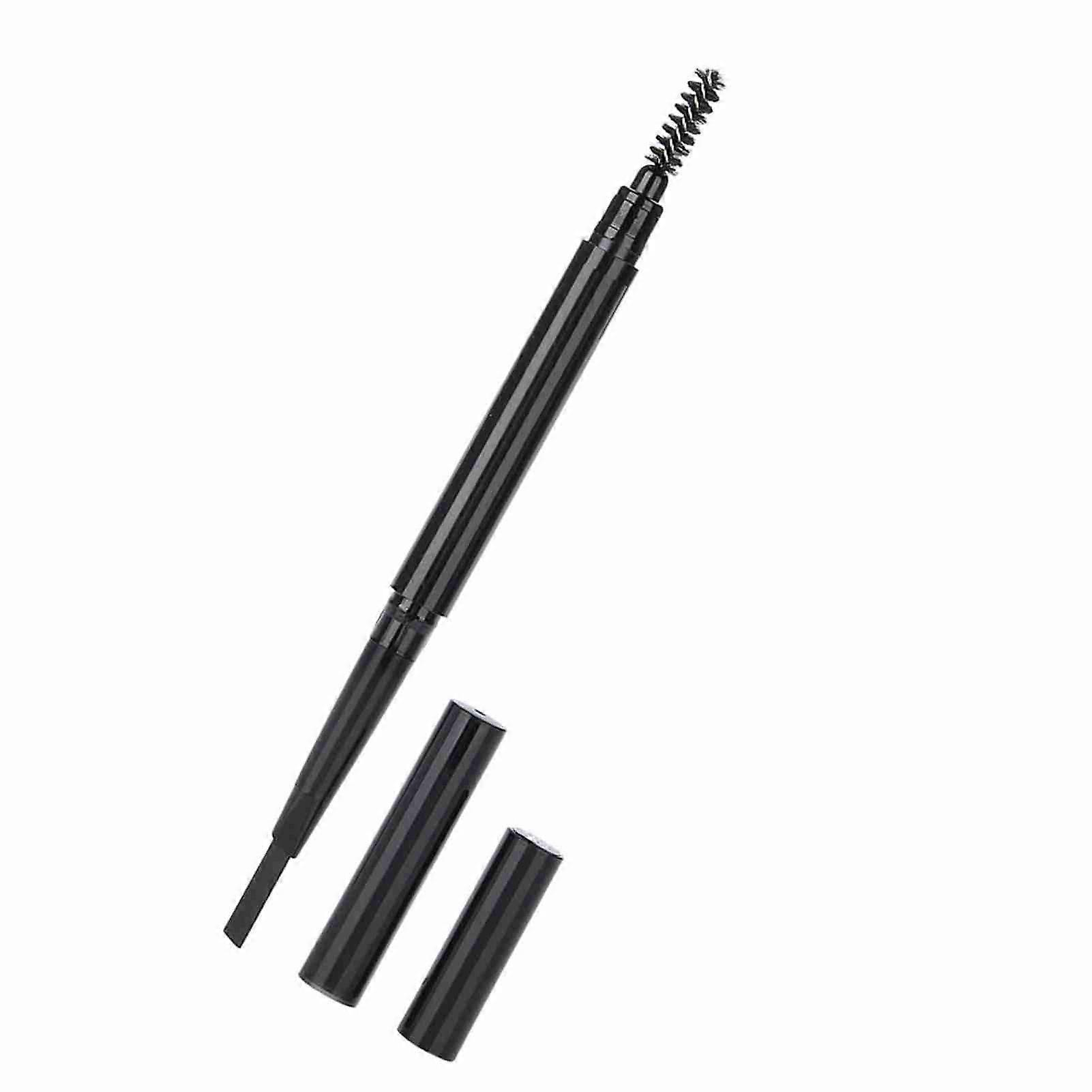 Eyebrow Pen Waterproof Eye Brow Pencil Triangular Tip with Brush Makeup Cosmetic Black