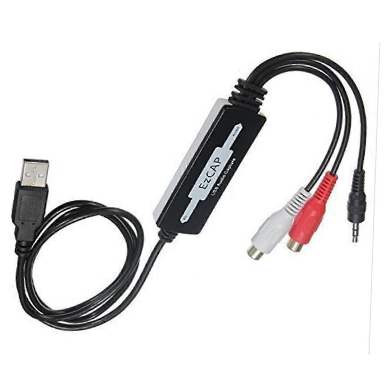Vinyl to Digital Converter Device Cassette Tape Audio Adapter Record to Mp3 No Extra Power