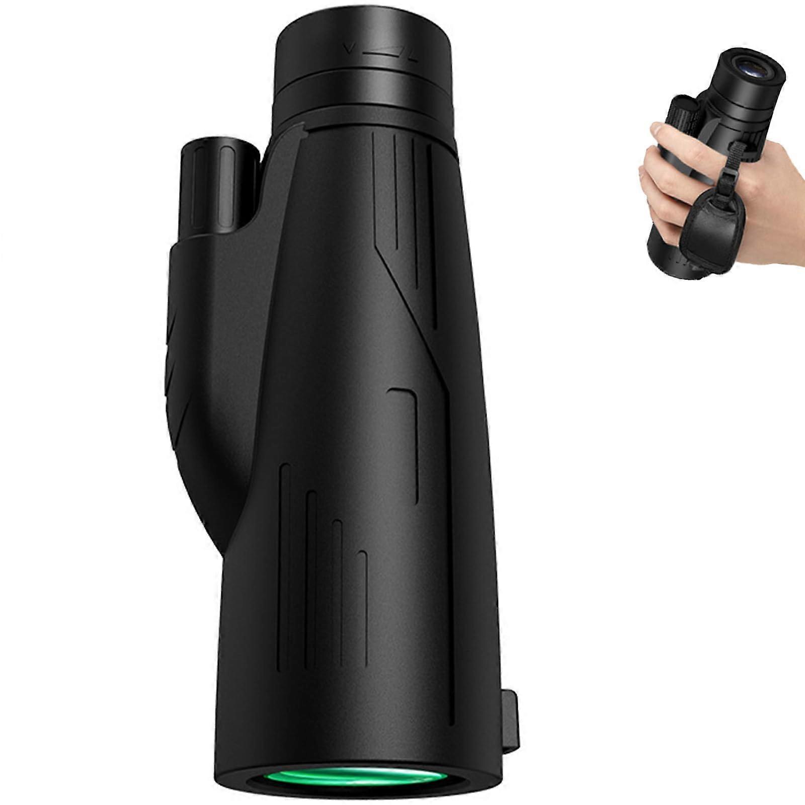High Powered 12x50 High Definition Monoculars for Adults with Tripod, Phone Adapter, and Compact Design