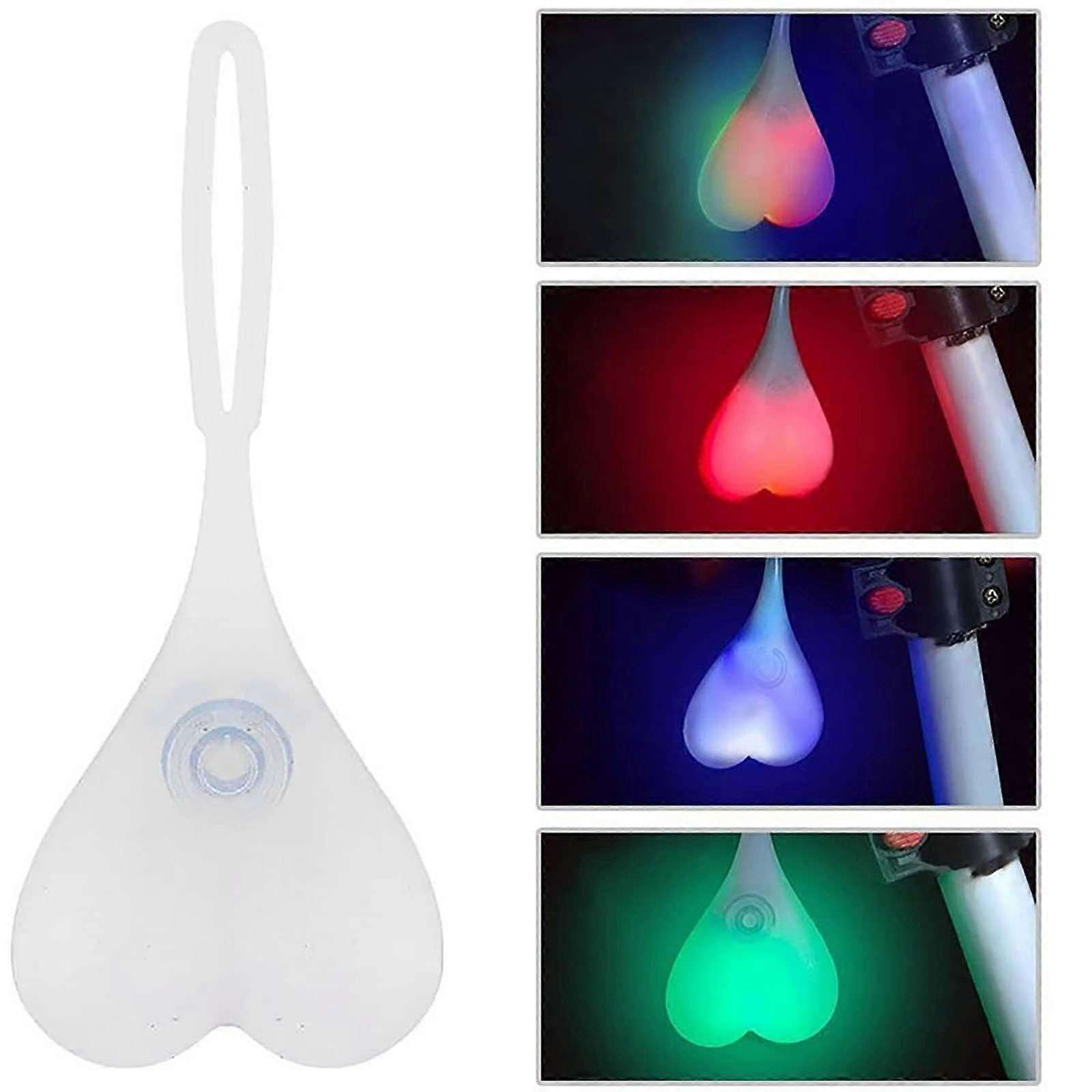 Bicycle Ball Lights LED Flash Waterproof Rear Tail Light for Night Safety, Universal Fit, Multi-Color Options