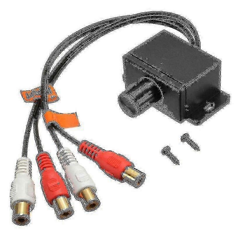 Καθολικός ενισχυτής μπάσο rca κουμπί ελέγχου έντασης επιπέδου κέρδους για το σπίτι αυτοκινήτων μαύρο p20241126573