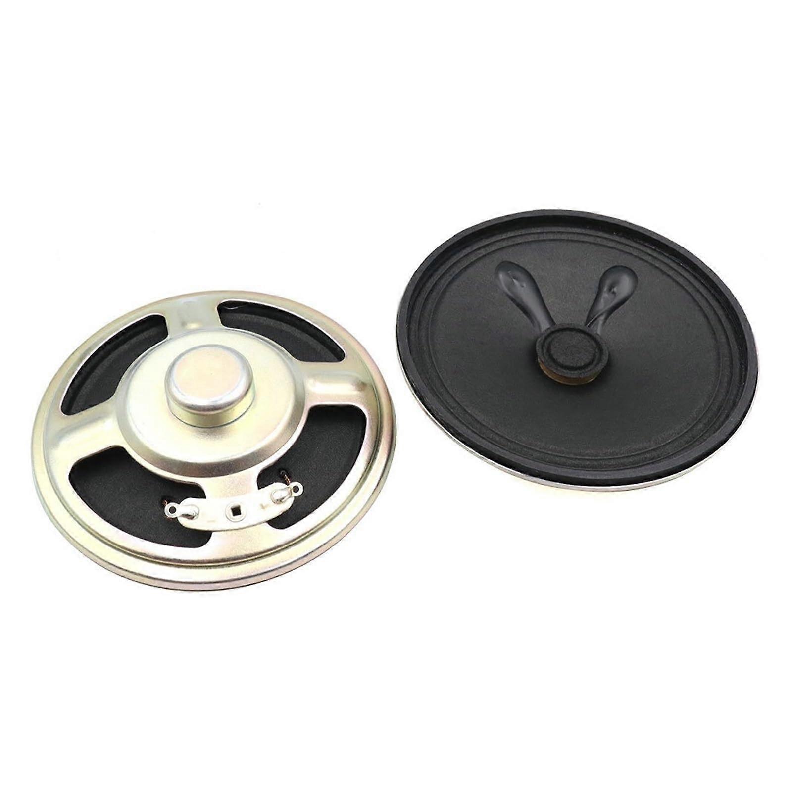 2Pcs 77MM 2W 8Ohm Speaker 8 Ohms 2 Watt 1W 8R Paper Cone Loudspeaker Diameter 3 Inch 7.7CM Thickness 22MM 77 22MM
