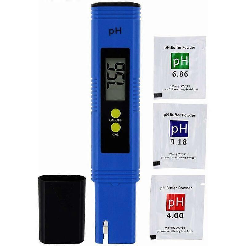 Pen Type pH Meter, 0.05ph High Precision pH Tester with Automatic 3 Point Calibration