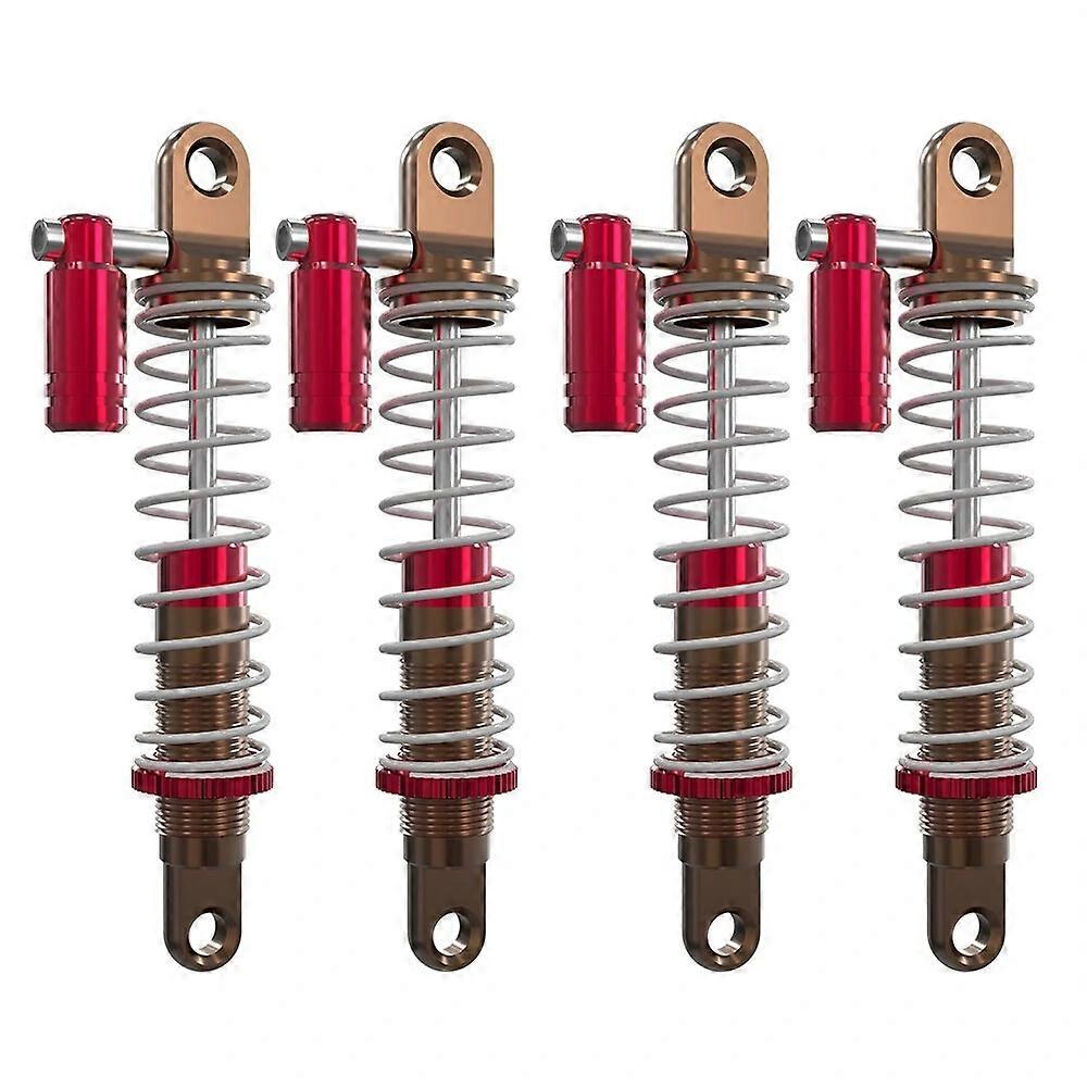 4PCS Upgraded Metal Hudraulic Shock Absorber Damper 1205-BZ01 for SG Pinecone Forest 1205 1/12 RC Ca