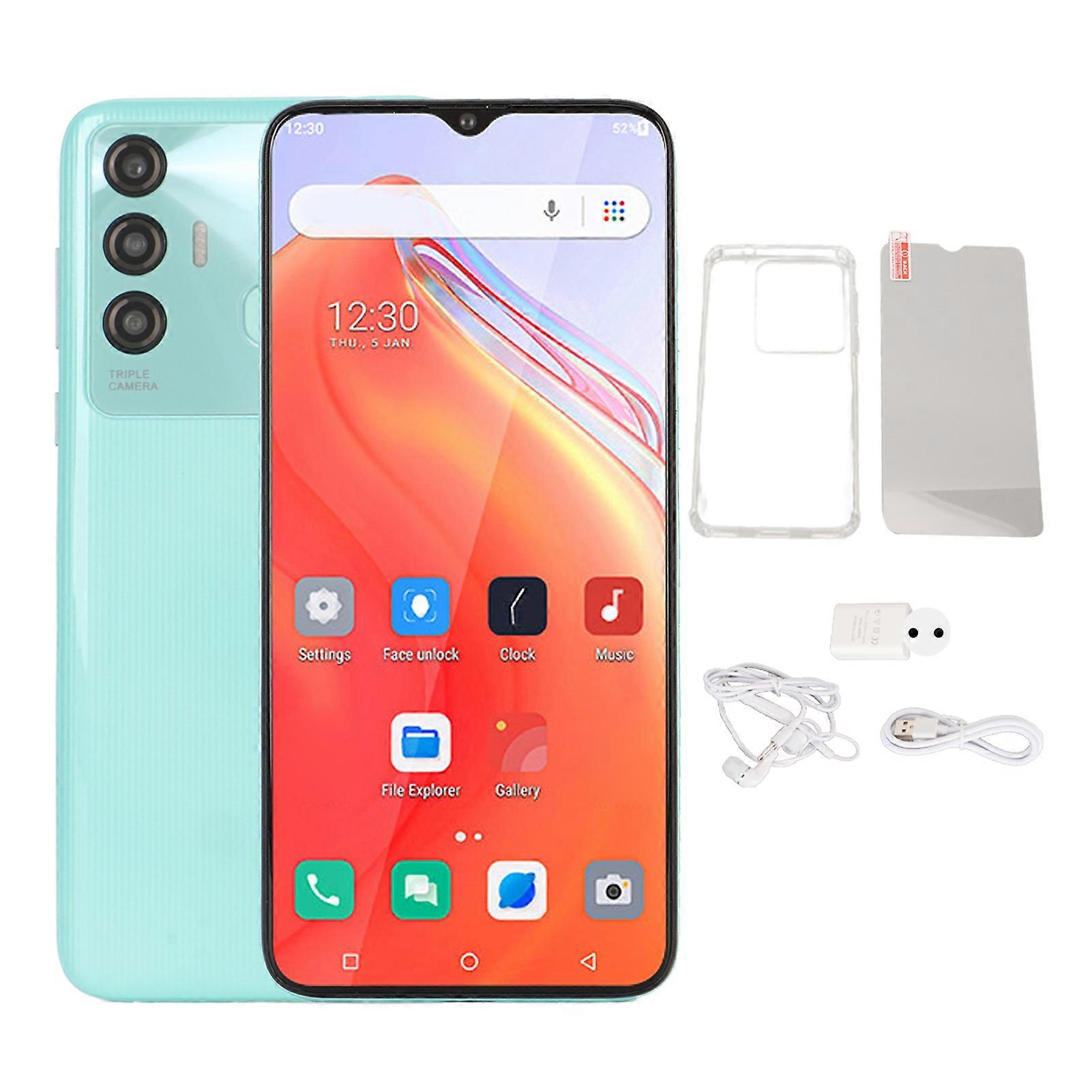 6,6 polegadas 3G para Android Smartphonee 5MP 8MP Câmera dupla 3GB RAM 64GB ROM Desbloqueado Celular Suporte WiFi Bluetooth 5.0