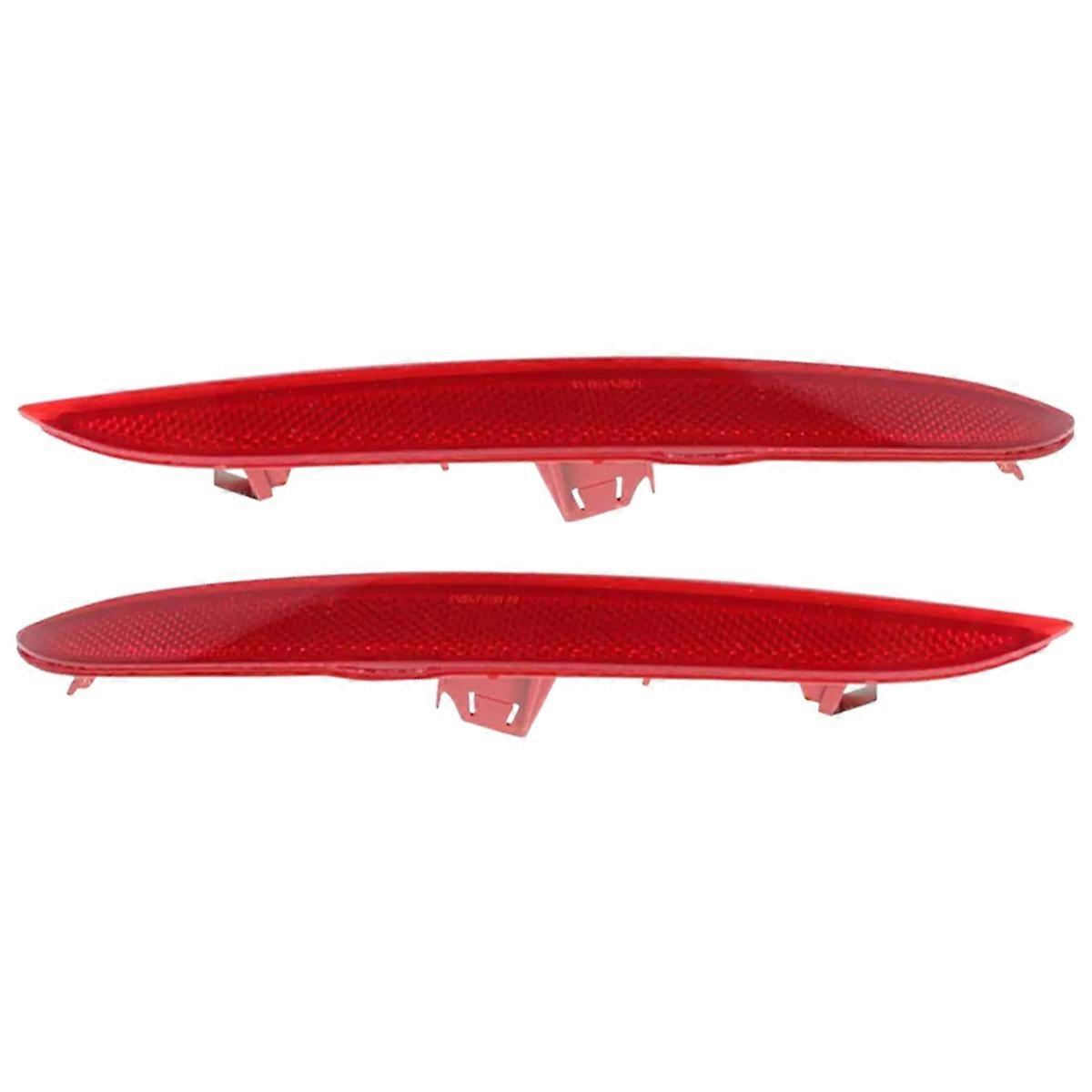 1Pair Rear Bumper Reflector Light Left & Right Reflective Sheet for X4 F26 Series 2013-2016 6314733