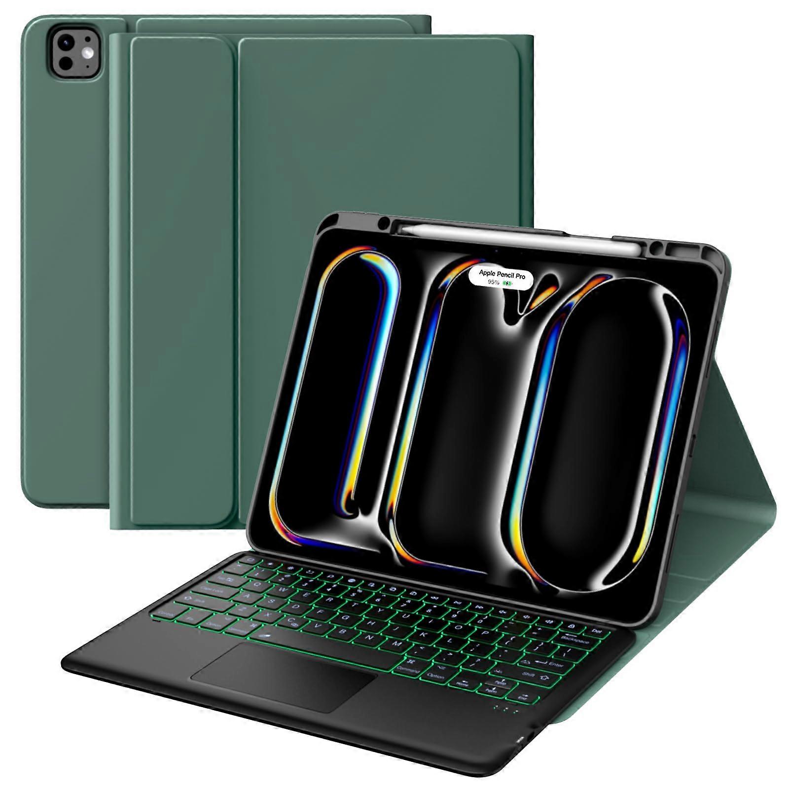 for iPad Pro 13 Inch Case with Keyboard Released, Built-in Pencil Holder